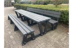 Rockwood® Picknicktafel Eik - Zwaar Kunststof - Ural Black, Tuin en Terras, Picknicktafels, Ophalen of Verzenden, Nieuw, Rechthoekig