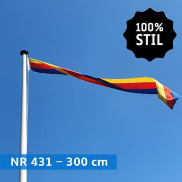NR 431: Wimpel Noord-Holland 100% stil-300cm (zonder stokje, Diversen, Vlaggen en Wimpels, Nieuw