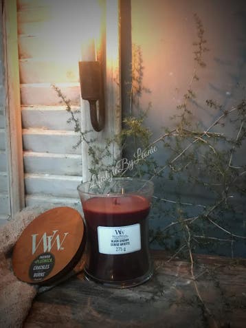 WoodWick Black cherry medium, Ophalen of Verzenden, Nieuw