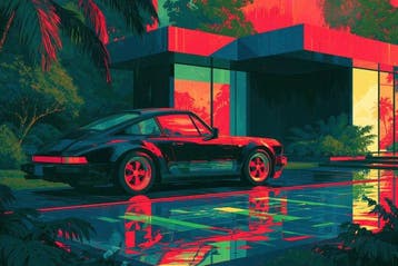Iconica - The Black 911 Carrera - Unique 1/1 XXL (100 x 150
