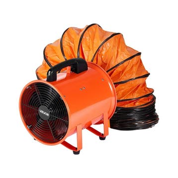 Industriele Ventilator 10m slang | Tweedekansje | OP=OP, Ophalen of Verzenden, Zo goed als nieuw, Ventilator en Afzuiger
