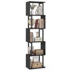 LIVSK Boekenrek met 5 Planken - Geometrisch Design - Robuust, Huis en Inrichting, Kasten | Vitrinekasten, Verzenden, Nieuw