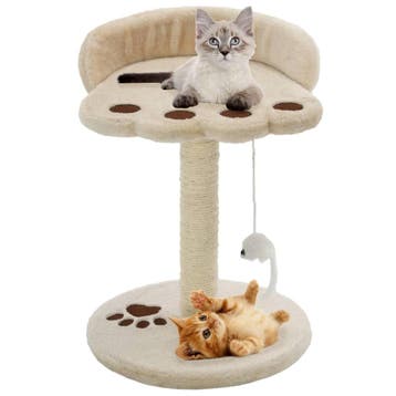 vidaXL Kattenkrabpaal met sisal krabpaal 40 cm beige en, Verzenden, Nieuw