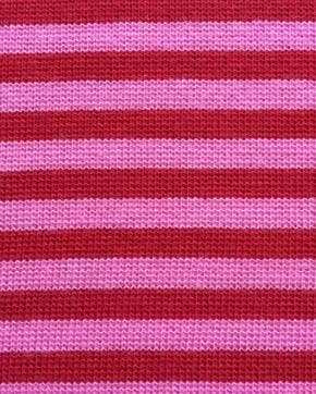 Boordstof Gestreept Fuchsia/Roze, Hobby en Vrije tijd, Stoffen en Lappen, Nieuw, Roze