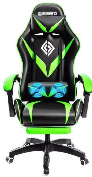Gamingstoel met Massage &amp; Voetsteun – Ergonomisch Design, Verzenden, Nieuw