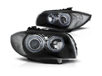 Angel Eyes koplamp units Black geschikt voor BMW E81 E87, Verzenden, Nieuw, BMW