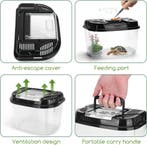 Terrarium voor reptielen en amfibieën, transparante kunststo, Dieren en Toebehoren, Reptielen en Amfibieën | Toebehoren, Verzenden