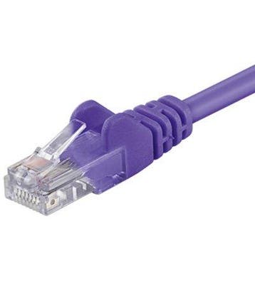 Cat5e 0.25M paars UTP kabel, Ophalen of Verzenden, Nieuw