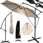 KESSER® Zweefparasol met voet  - Ø3,5m - 360° Draaibaar  - B, Tuin en Terras, Parasols, Verzenden, Zo goed als nieuw