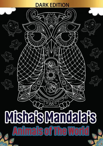 MishaS MandalaS: Animals Of The World Part 3 | Nieuw, Ophalen of Verzenden, Nieuw, HugoElena Black Edition