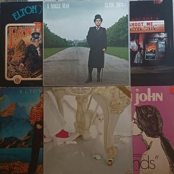 Elton John - 6 x great albums - Diverse titels - LP albums, Nieuw in verpakking