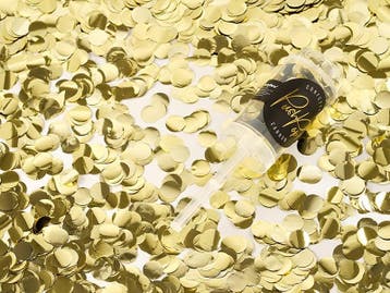Confetti Push Pop Goud, Ophalen of Verzenden, Nieuw