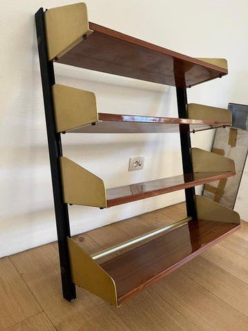 F.E.A.L. - Boekenkast - MODELLO S2 - Verguld messing