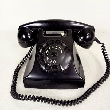 Ericsson Rijen PTT - 1950s - Analoge telefoon - Bakeliet -, Antiek en Kunst