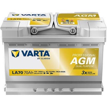 VARTA LA70 Professional AGM accu | 840 070 076 | 12V 70Ah 7, Auto-onderdelen, Ophalen of Verzenden, Nieuw