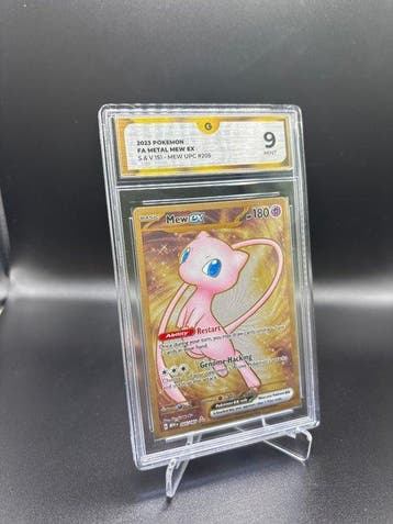 Pokémon - 1 Graded card - Mew ex #205 Metal Promo Card - GG, Nieuw