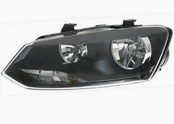 Koplamp links zwart geschikt voor Polo 6C 2014-2017, Ophalen of Verzenden, Nieuw, Volkswagen
