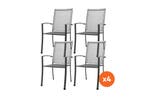 Set van 4 - Royal Garden Balero strekmetaal stapelbare, Tuin en Terras, Verzenden, Nieuw, Overige materialen