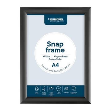 Menu lijst A4 25mm Zwart, Verzenden, Nieuw in verpakking