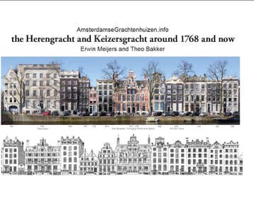 The Herengracht And Keizersgracht In 1768 And Now | Nieuw, Boeken, Ophalen of Verzenden, Nieuw, Theo Bakker
