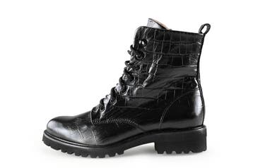 Piedi Nudi Veterboots in maat 40 Zwart, Kleding | Dames, Schoenen, Verzenden, Zwart, Overige typen, Zo goed als nieuw