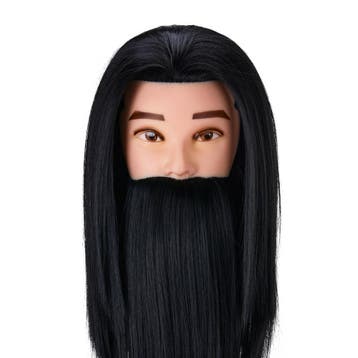 Kappershoofd WZ4S - Met baard en synthetisch haar, Verzenden, Nieuw, Overige typen