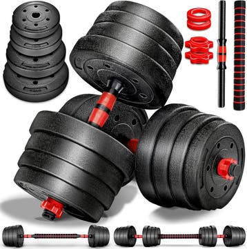Dumbells set - Gewichten set - Halterset - Verstelbaar - 30, Verzenden, Zo goed als nieuw