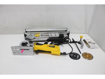 Powerplus POWX1365MB - Minicirkelzaag - 600W - 3 zaagbladen, Verzenden, Zo goed als nieuw, Powerplus