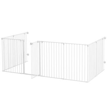 TRUUSK Puppyren 90 cm Hoog - Afscheidingshek met 8 Panelen -, Verzenden, Nieuw