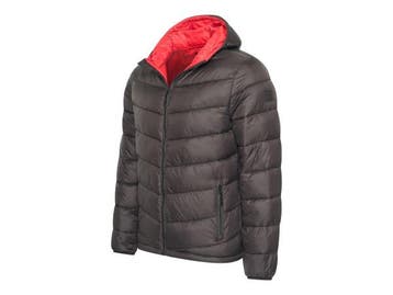 Veiling - Cappuccino Italia Hooded Puffer Jacket Zwart - XL, Nieuw