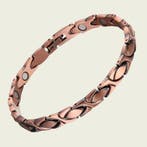 Luxe gezondheidsarmband magnetisch koper - 0,7 cm, Ophalen of Verzenden, Nieuw