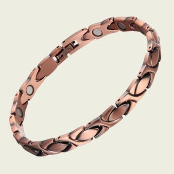 Luxe gezondheidsarmband magnetisch koper - 0,7 cm, Sieraden, Tassen en Uiterlijk, Armbanden, Ophalen of Verzenden, Nieuw