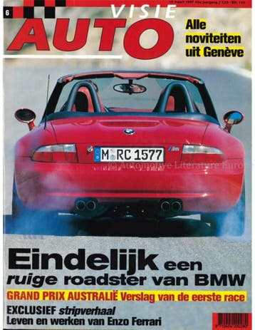 1997 AUTOVISIE MAGAZINE 06 NEDERLANDS, Nieuw, Author