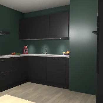 Zwarte keuken Noorwegen 47781, Verzenden, Nieuw