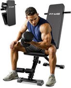 2dekans | FITAGE Fitnessbank - Fitness Halterbank tot 300KG, Ophalen of Verzenden, Zo goed als nieuw