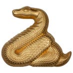 Mongolië. 1000 Togrog 2025 Nimble Snake Gilded - Lunar Year