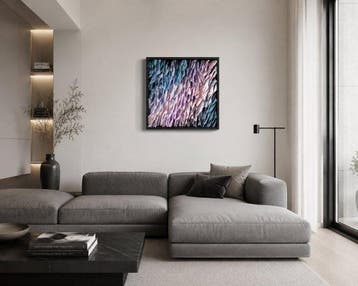 Jelena Kundich - Crystal Ridge - Original 3D Sculptural Wall