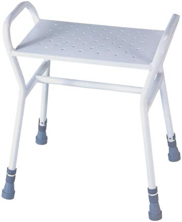Aidapt douchekruk metaal - tot 190 kilo - 36x52,5x70 cm - ve, Verzenden, Nieuw