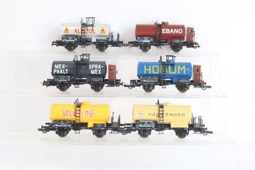 Sachsenmodelle H0 - 14101/14108 - Modeltrein goederenwagon, Nieuw