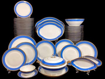 Limoges France - Porcelaines d’Art René Caire - Tafelservies