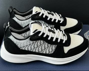 Dior B25 Runner Sneaker | Black, Zwart, Nieuw, Ophalen of Verzenden, Sneakers of Gympen