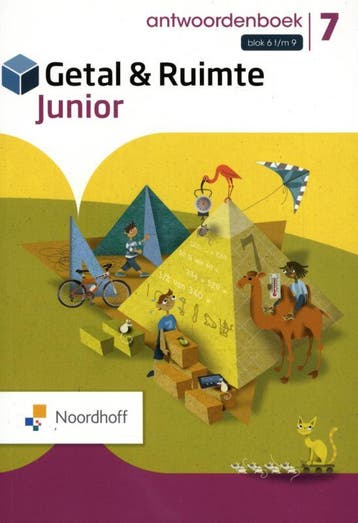 Getal & Ruimte Junior groep 7 deel 2 antwoordenboek, Verzenden, Gelezen
