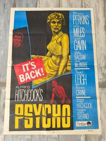 Anthony Perkins - Vera Miles - Alfred Hitchcock - Psycho, Nieuw