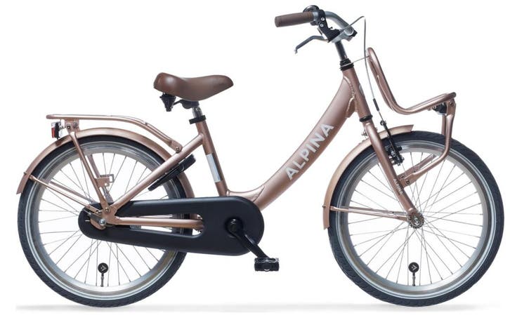 Alpina Clubb meisjesfiets met voordrager 22 Rose Gold Matt, Fietsen en Brommers, Fietsen | Kinderfietsjes, Nieuw, Verzenden