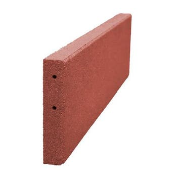 Rubber opsluitband 100x25 cm - Rood, Verzenden, Nieuw