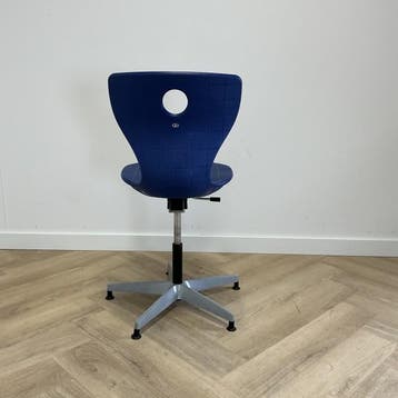 PantoMove verstelbare zithoogte  leerlingstoel, blauw -grijs, Gebruikt, Ophalen of Verzenden, Grijs, Bureaustoel