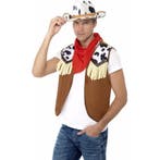 Western verkleed set voor heren - Cowboy accessoires, Ophalen of Verzenden, Nieuw