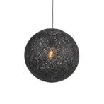 Design hanglamp zwart bol 45cm - Corda, Verzenden, Nieuw, Modern