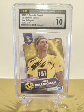 2020/21 Topps Jude Bellingham Rookie-kaart, Graded card,, Nieuw