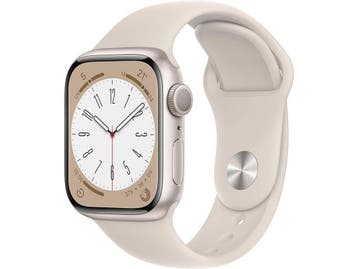 Apple Watch Series 8 - 41mm - Aluminium - Sterrenlicht - GPS, Verzenden, Zo goed als nieuw, Apple
